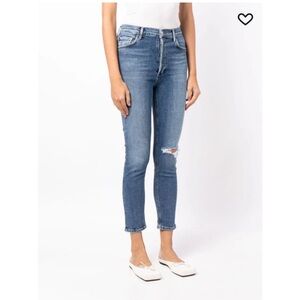 Like New AGOLDE Nico high-rise skinny jeans